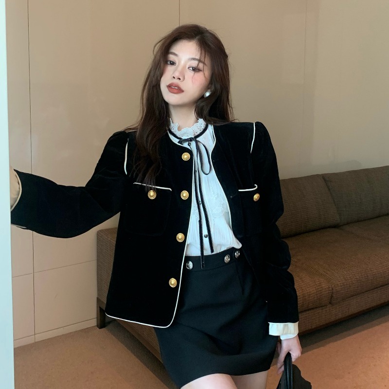 [ORDER+ẢNH THẬT] Set áo nhung dài tay nút bấm sang trọng váy ôm điệu đà Ulzzang siêu đẹp ❤️ | BigBuy360 - bigbuy360.vn