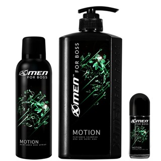 Combo Bộ chăm sóc da toàn thân dfanh cho nam Hương nước hoa Xmen For Boss Motion