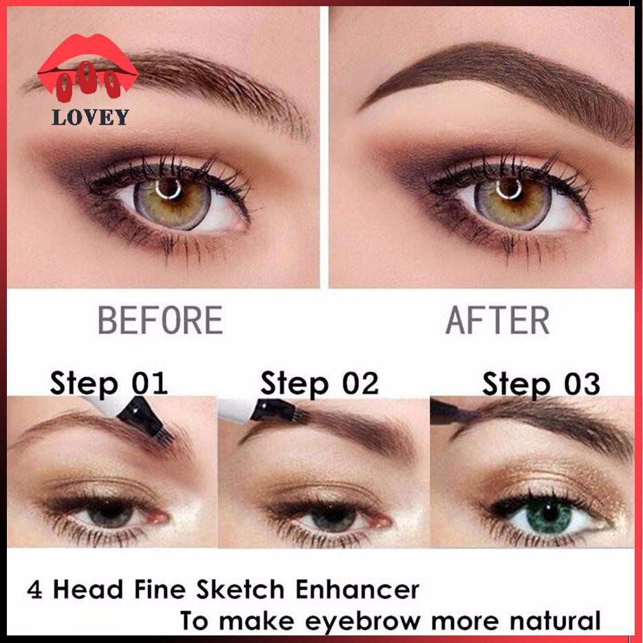 (Hàng Mới Về) Bút Kẻ Lông Mày Dạng Phẩy Sợi Chống Nước Nhiều Màu Sắc Lựa Chọn | BigBuy360 - bigbuy360.vn