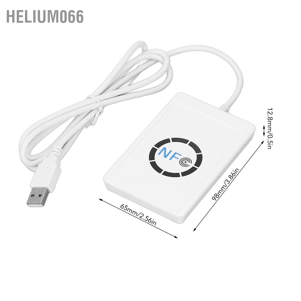 Máy ghi thẻ IC thông minh Máy sao chép Không tiếp xúc 13 56MHz 424kbps cho Thẻ FeliCa Helium066