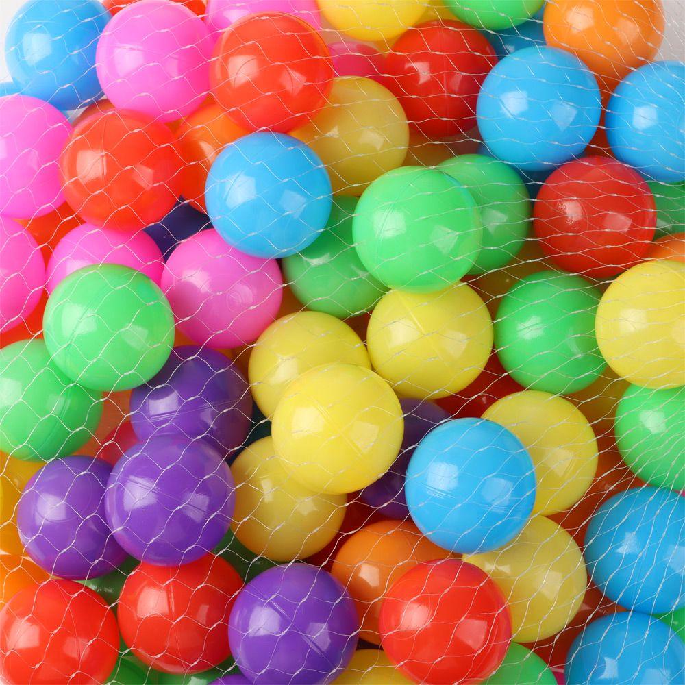 Set 100 Bong Bóng Nhựa Mềm Hình Sóng Biển Cho Bé