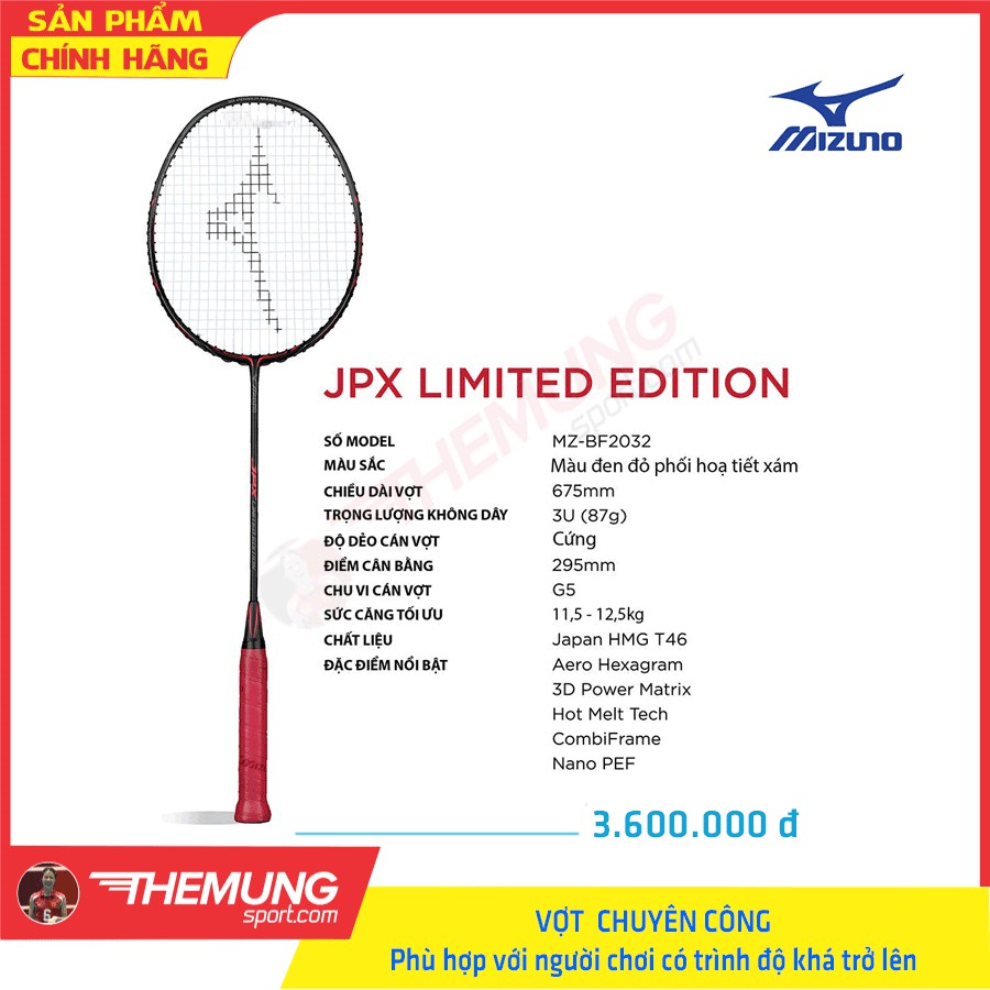Vợt cầu lông MIZUNO JPX Limited