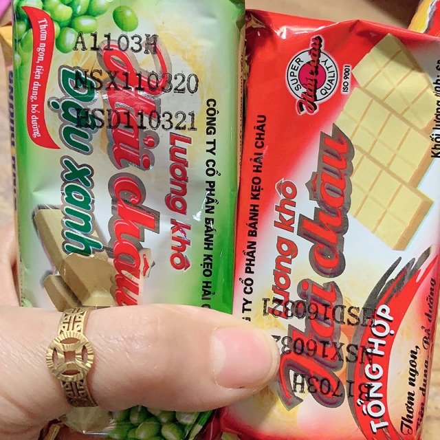 Combo 10 lương khô 65g hải châu