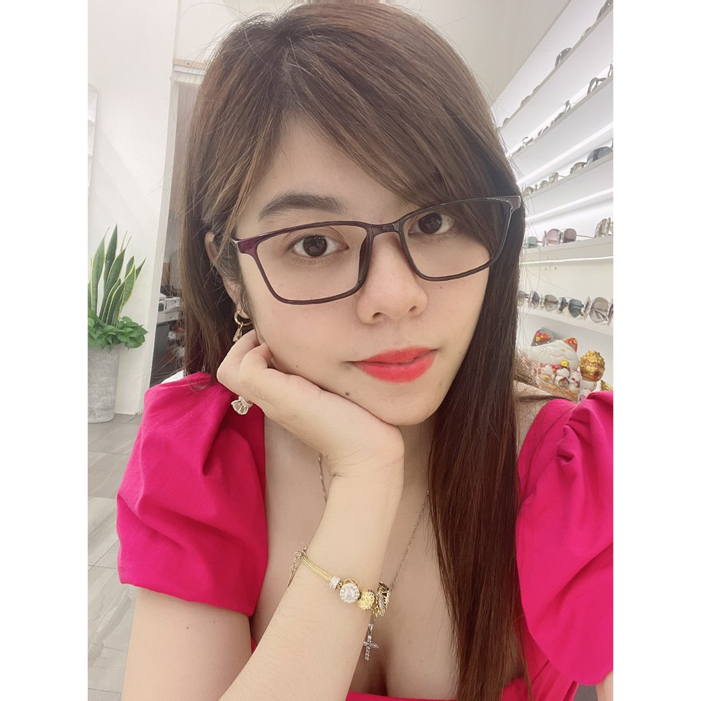 (Hàng chính hãng) Gọng kính vuông nam nữ Accede dòng Sarifa 2461 màu sắc thời trang, thiết kế dễ đeo bảo vệ mắt