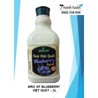 Siro Việt Quất Golden Farm 2L - Blueberry 2L
