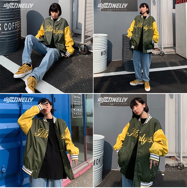 [Mã WASTMAY giảm 15% tối đa 30K đơn 150K] [Order taobao Áo Bomber bóng chày Nelly | BigBuy360 - bigbuy360.vn
