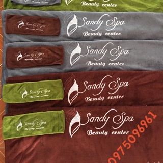 Combo thêu khăn spa (đặt kèm khăn)