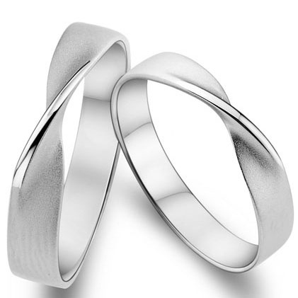 Nhẫn đôi Bạc Hiểu Minh NC052