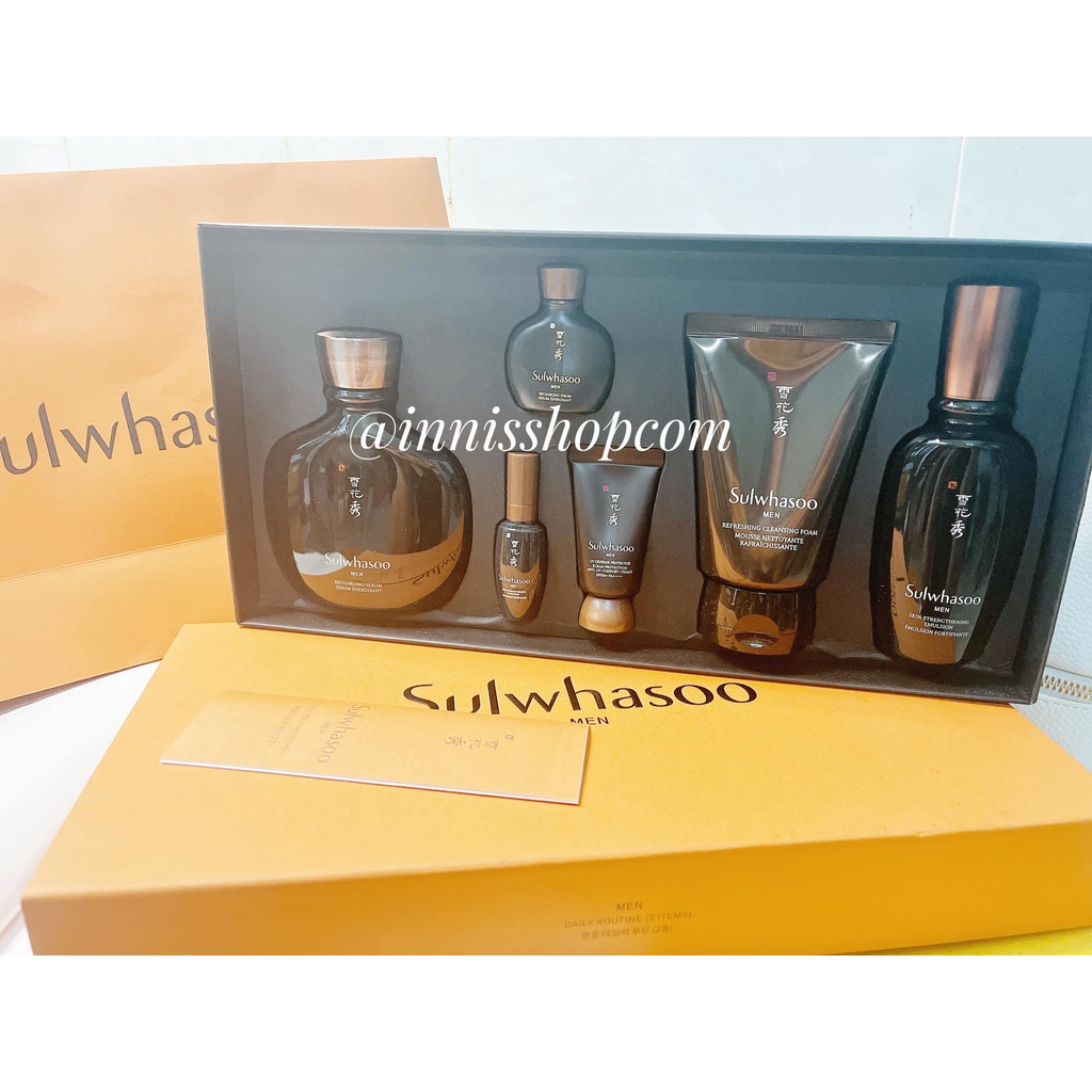 Bộ dưỡng da cho nam Sulwhasoo Men Basic Gift Set