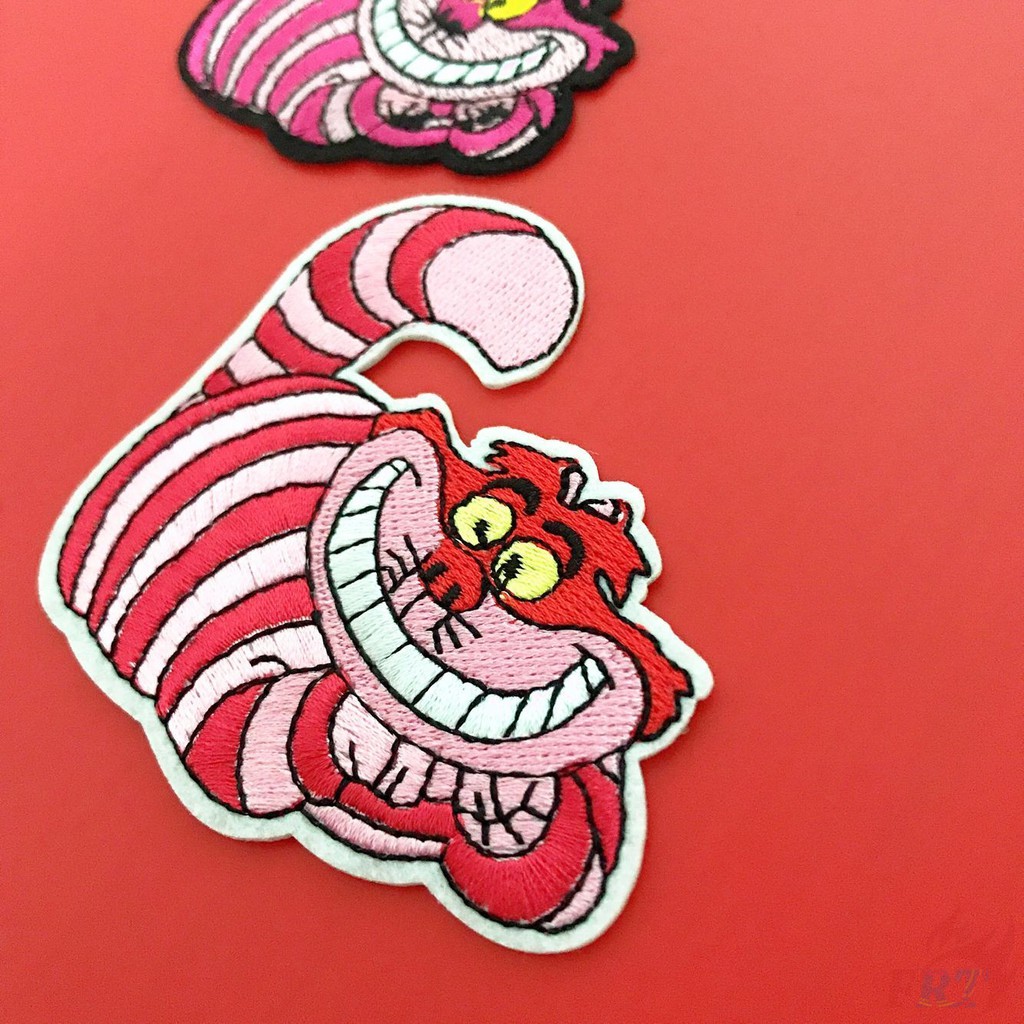 ☸ Disney - Alice in Wonderland Patch ☸ 1Pc Cheshire Cat Diy Sew on Iron on Patch（Alice - Series 01）