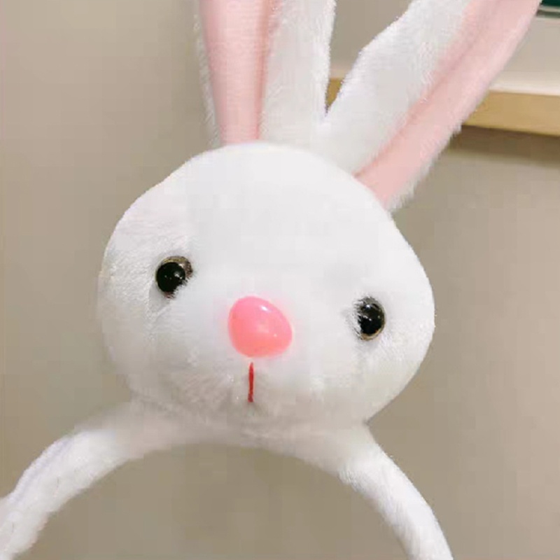 Flgo Băng Đô Cài Tóc Bản Rộng In Họa Tiết Hoạt Hình Thỏ / Gấu Trúc / Heo