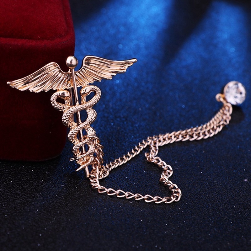 Ghim cài áo trang trí hình rắn kiểu dáng thời trang dành cho nam