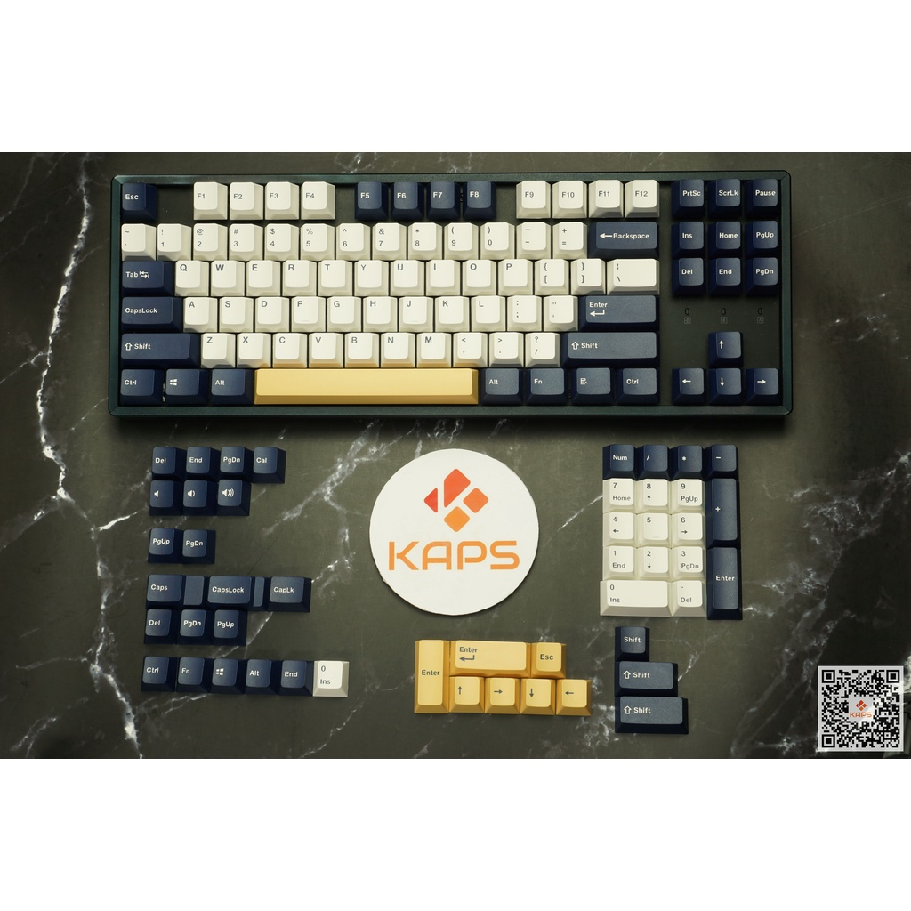 Keycap RUDY PBT profile OEM in doubleshot 135 nút cho bàn phím cơ layout 108/104/98/87/84/75/68/64/61
