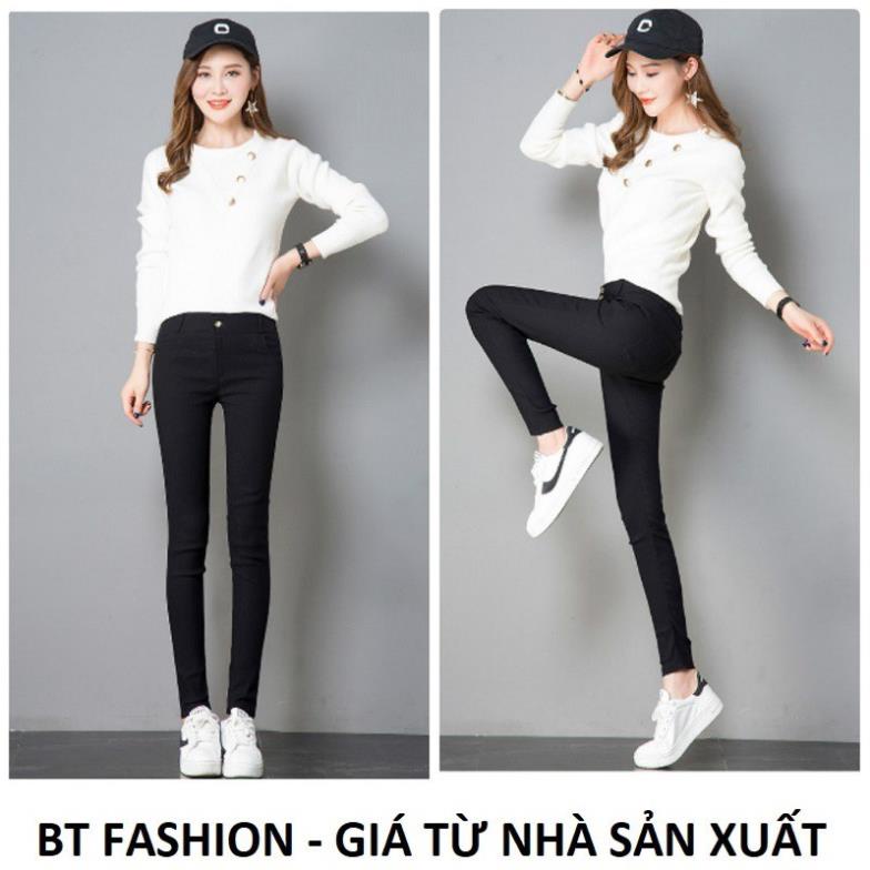 Quần Dài Nữ Kaki Thun Coton Co Dãn Mạnh BT Fashion  JE01