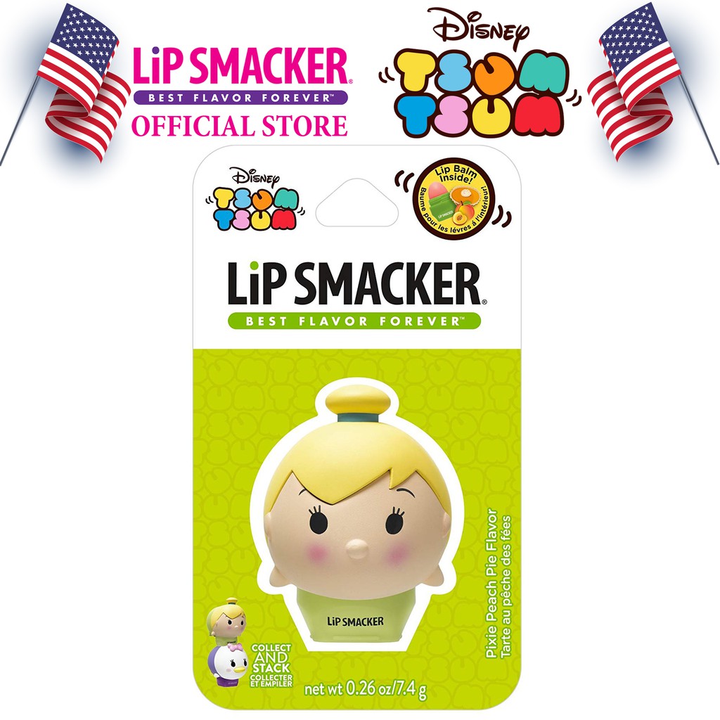 Son Lip Smacker Disney Tsum Tsum Nàng Tiên Xanh Tiner Bell 7.4g