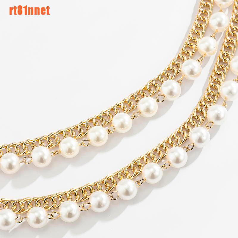 Thắt Lưng Nhiều Lớp Đính Hạt Ngọc Trai Phối Tua Rua Thời Trang Cho Nữ | BigBuy360 - bigbuy360.vn