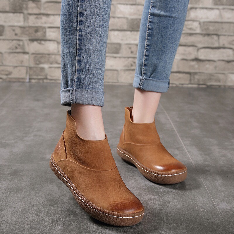 G041-Giày ENDA Kisuhi Da Thật Handmade Cổ Cao | BigBuy360 - bigbuy360.vn