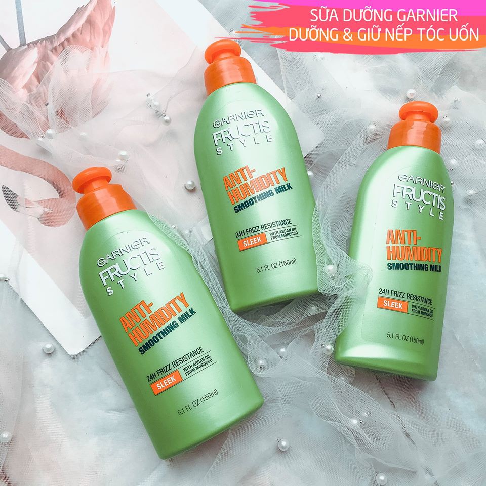 Sữa dưỡng giữ nếp tóc Garnier Smoothing Milk