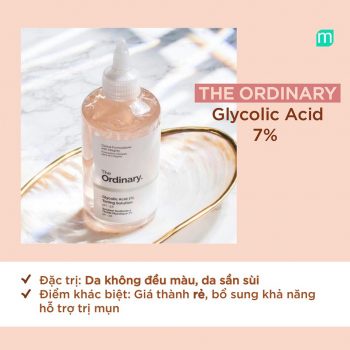 Nước hoa hồng dịu nhẹ kiêm tẩy tế bào chết Glycolic A.cid 7% Toning Solution Chính hãng