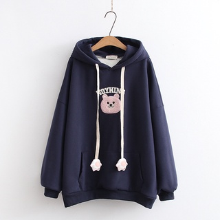 Áo Khoác Hoodie Nữ Orversize Dày Dặn Cao Cấp K21