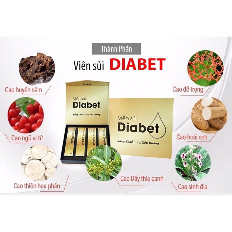 Viên sủi Diabet - Xoá tan nỗi lo tiểu đường