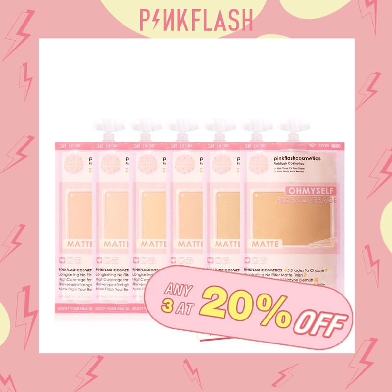 PINKFLASH Kem Nền Che Khuyết Điểm PINKFLASH Lâu Trôi Phù Hợp Cho Mọi Ngày | BigBuy360 - bigbuy360.vn