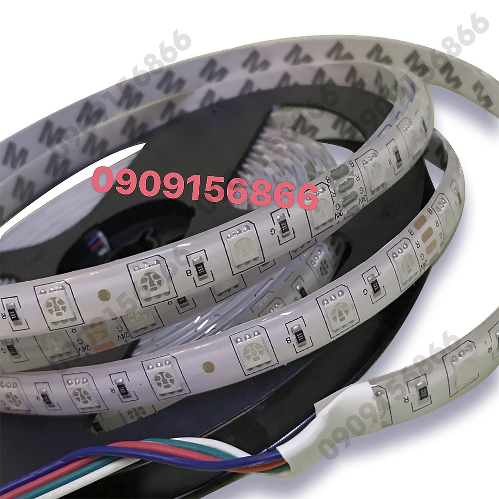 Led dán 5050 loại 7 màu, điện áp 24V, điện áp 12v, RGB