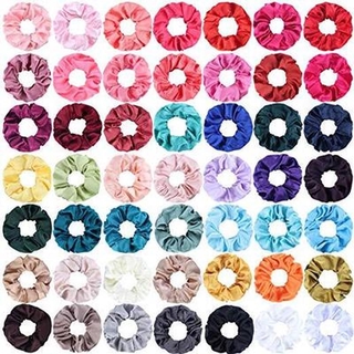Dây Buộc Tóc Vải Satin Mềm 20 Màu