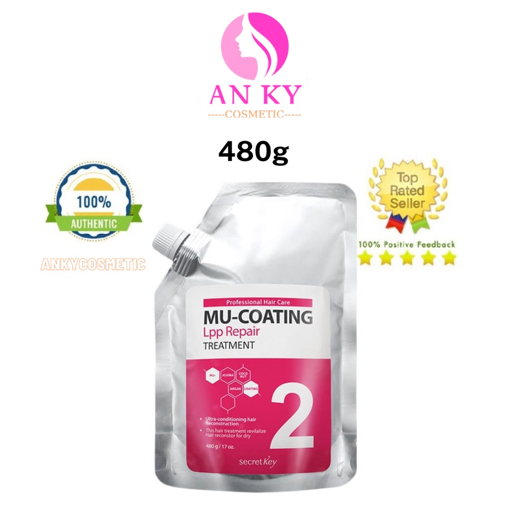 Kem Ủ Tóc Secret Key So Fast Mu-Coating Silk Protein Treatment 480g
