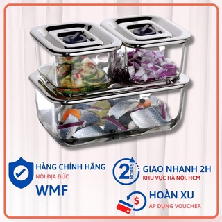 SET 3 HỘP THUỶ TINH ĐỰNG THỰC PHẨM WMF. GEM - Hàng Đức