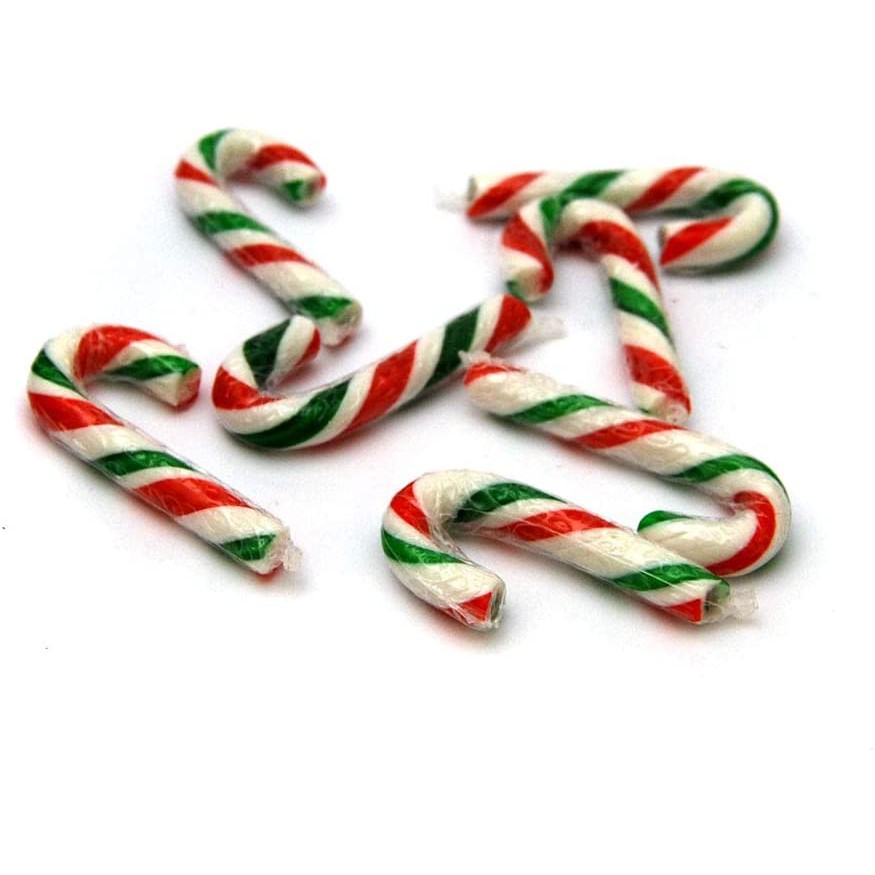 Kẹo baton gậy noel hand made 12cm