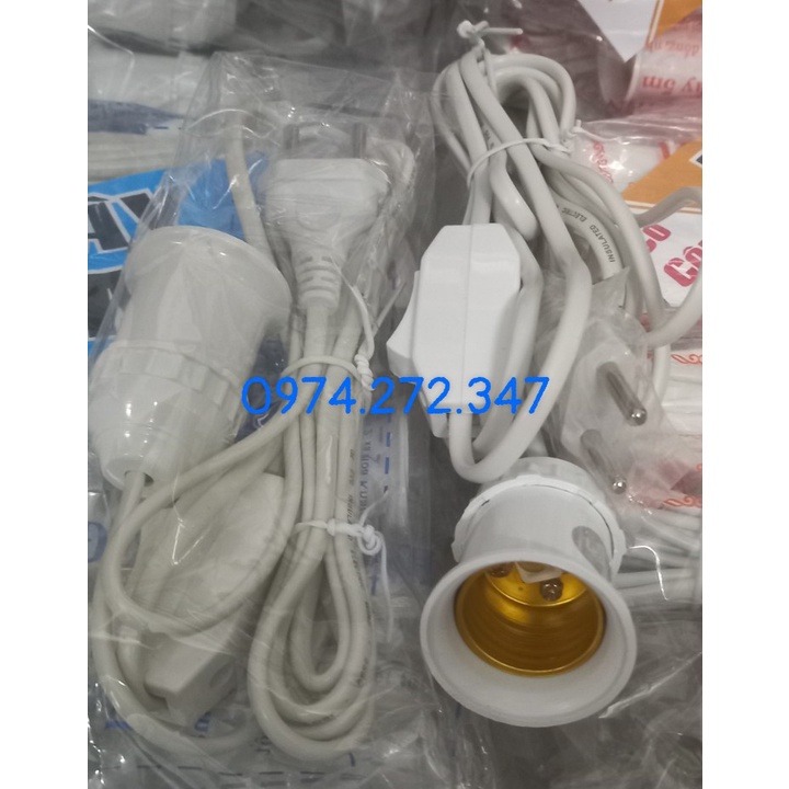 Dây Đuôi Đèn E27 Liền Công Tắc 3m / 5m