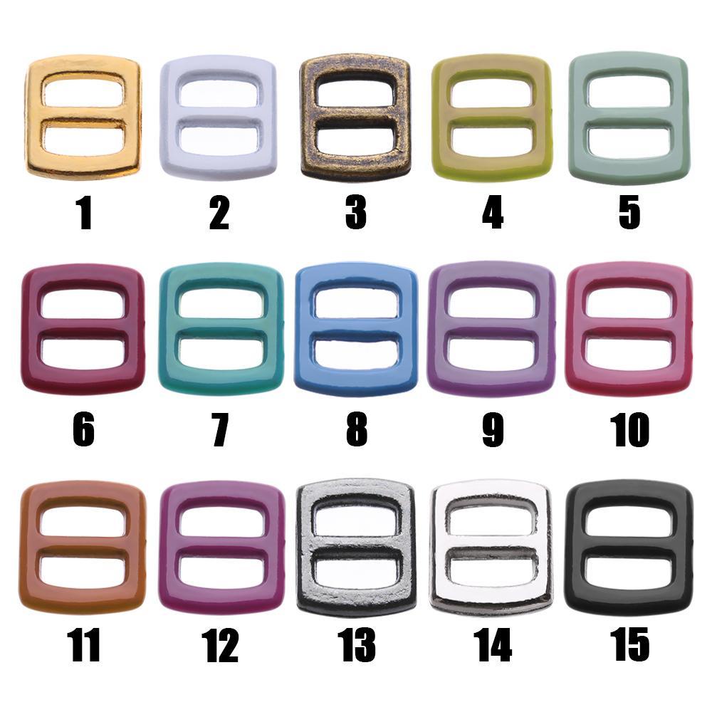 Bộ 10 Khóa Ba Lưỡi 5 * 6mm 15 Màu Cho Búp Bê Nhồi Bông