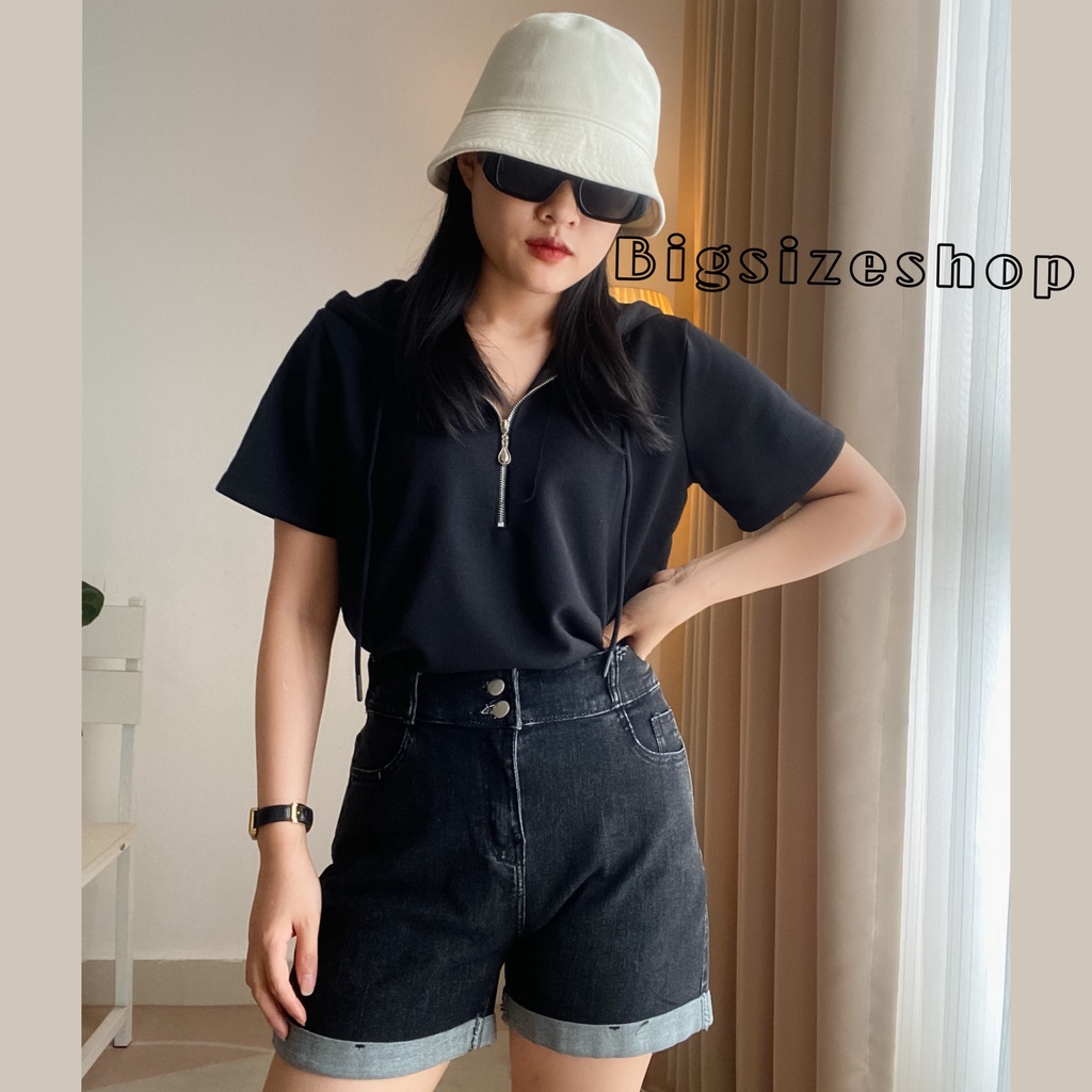 ( 50 - 90 KG) SET ÁO THUN CÓ NÓN, QUẦN SORT JEAN CAO CẤP, NĂNG ĐỘNG CÁ TÍNH XUỐNG PHỐ