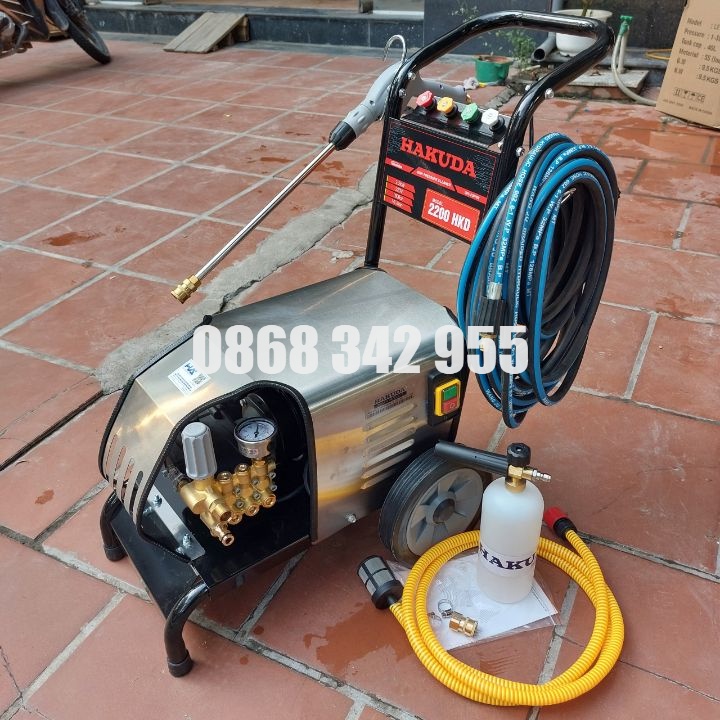 Máy rửa xe Hakuda 2.2kw  Công nghệ Nhật Bản Siêu Mạnh Mẽ - Bền bỉ - An Toàn