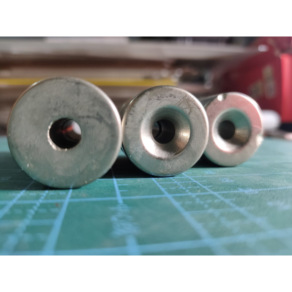 Nam Châm siêu mạnh hình trụ tròn 25 x 20 mm nam châm đất hiếm