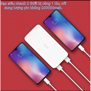 Sạc dự phòng(sạc nhanh)chính hãng, chất lượng cao redmi 20000mAh.