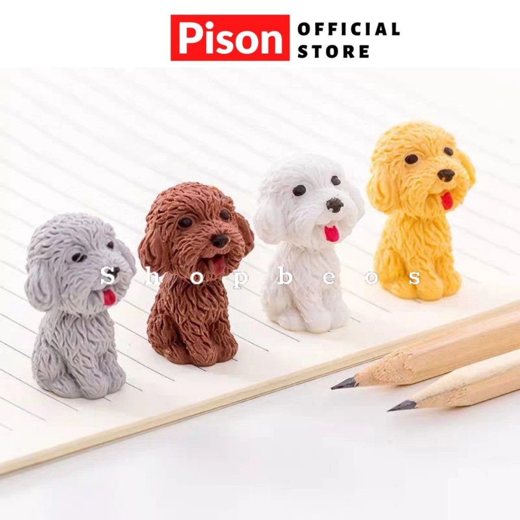 Gôm tẩy hình Cún con pug Pison dễ thương - SP0048 - 1 cái