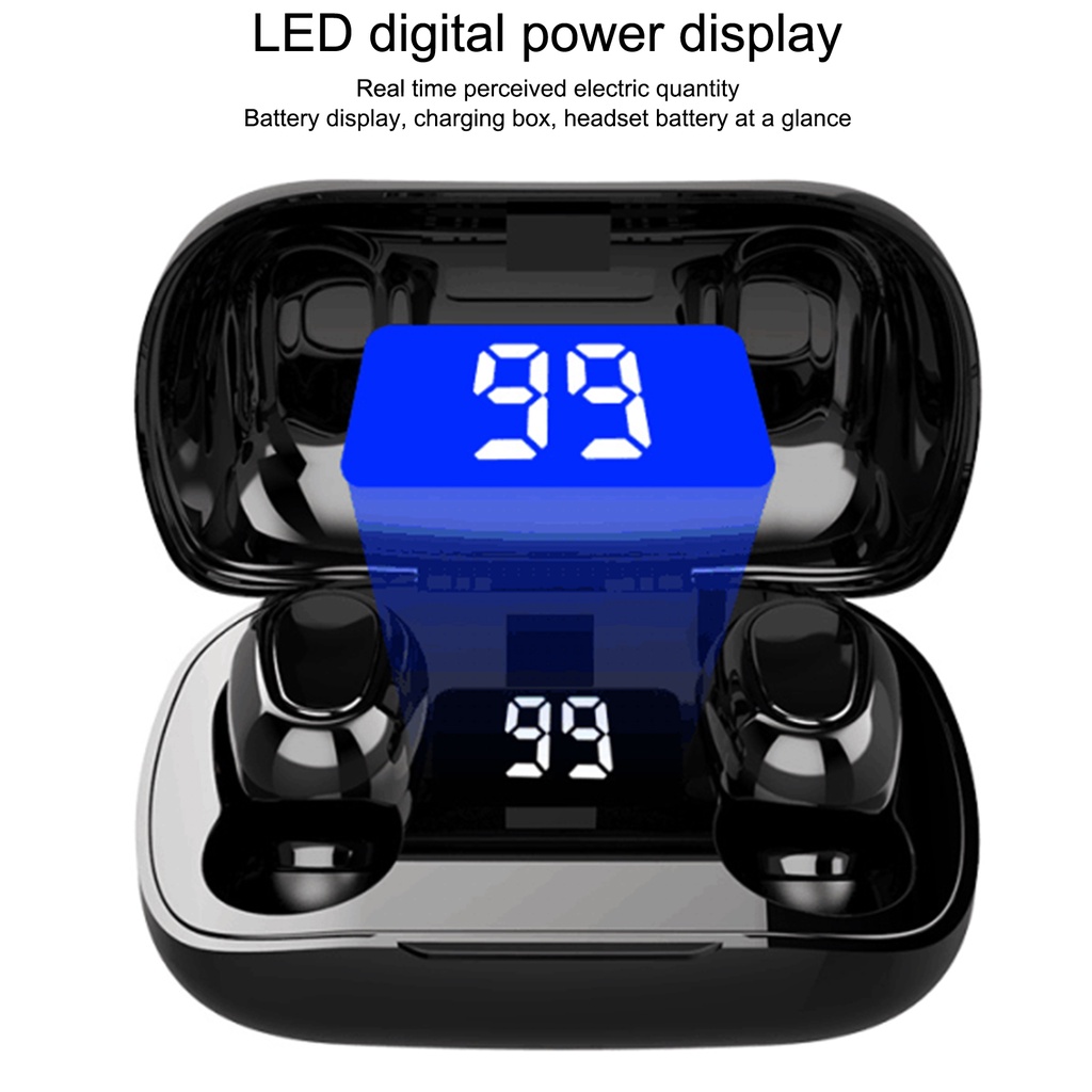 Hàng Hot Tai Nghe Nhét Tai L21Pro Bluetooth 5.0 Không Dây Âm Thanh Chất Lượng Cao Và Phụ Kiện Hàng giao ngaywashington057