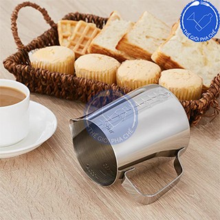 Ca Đánh Sữa Có Vạch Đong (Vạch Đong Trong & Ngoài) - Thế Giới Pha Chế