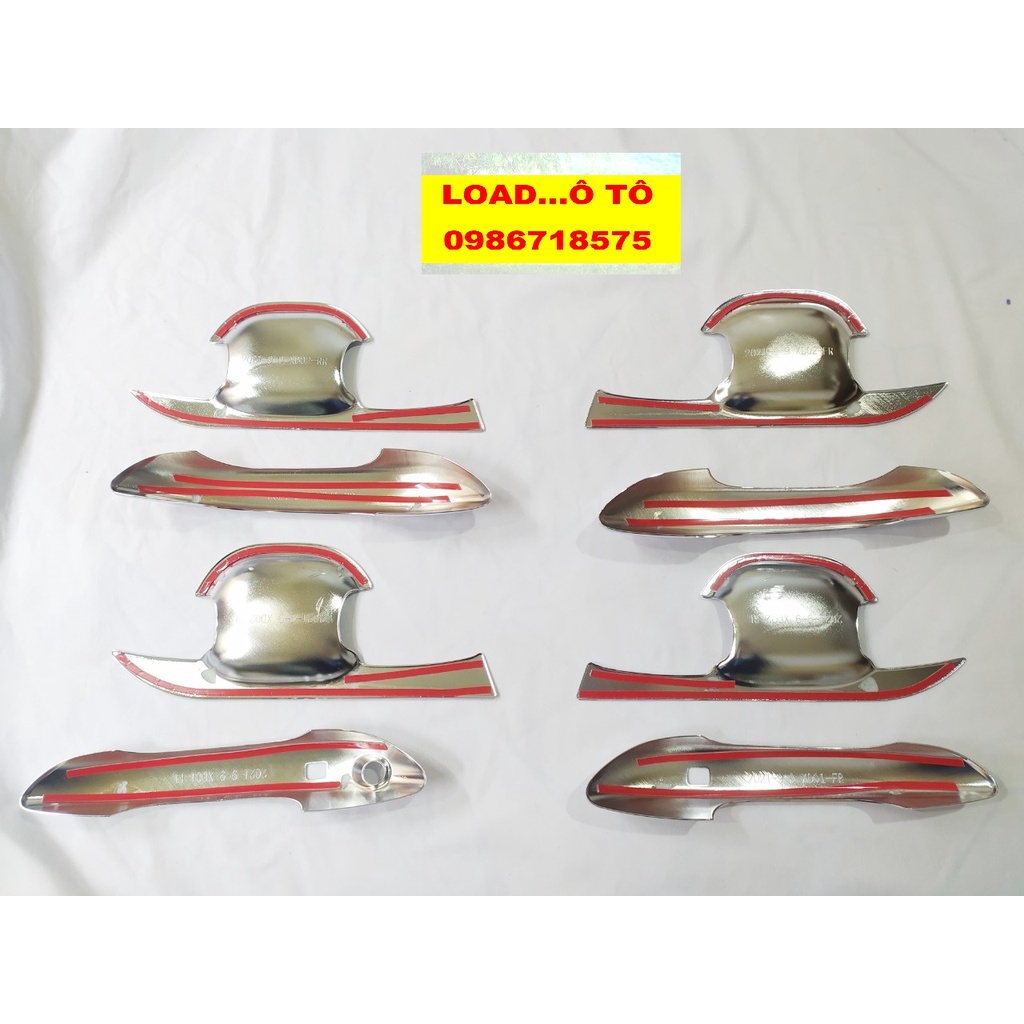 Bộ Ốp Tay Hõm Cửa Xe Huyndai Grand I10 2023-2014 Cho Bản Hachback Và Sedan Nhựa ABS Mạ Crom Cao Cấp