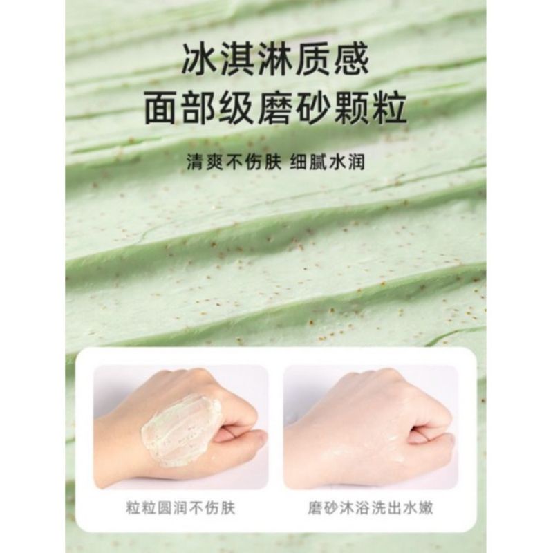 Tẩy da chết toàn thân Heyxi Bơ AVOCADO Ice Cream body Scrub