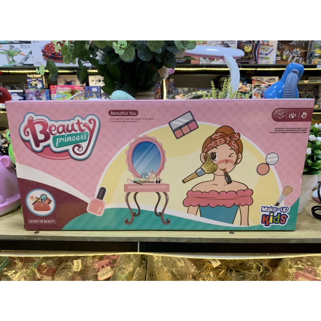 Bộ đồ chơi trang điểm, phụ kiện công chúa cho bé