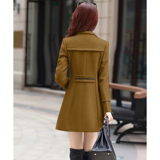 Áo khoác dạ Vinabrands màu Da Bò