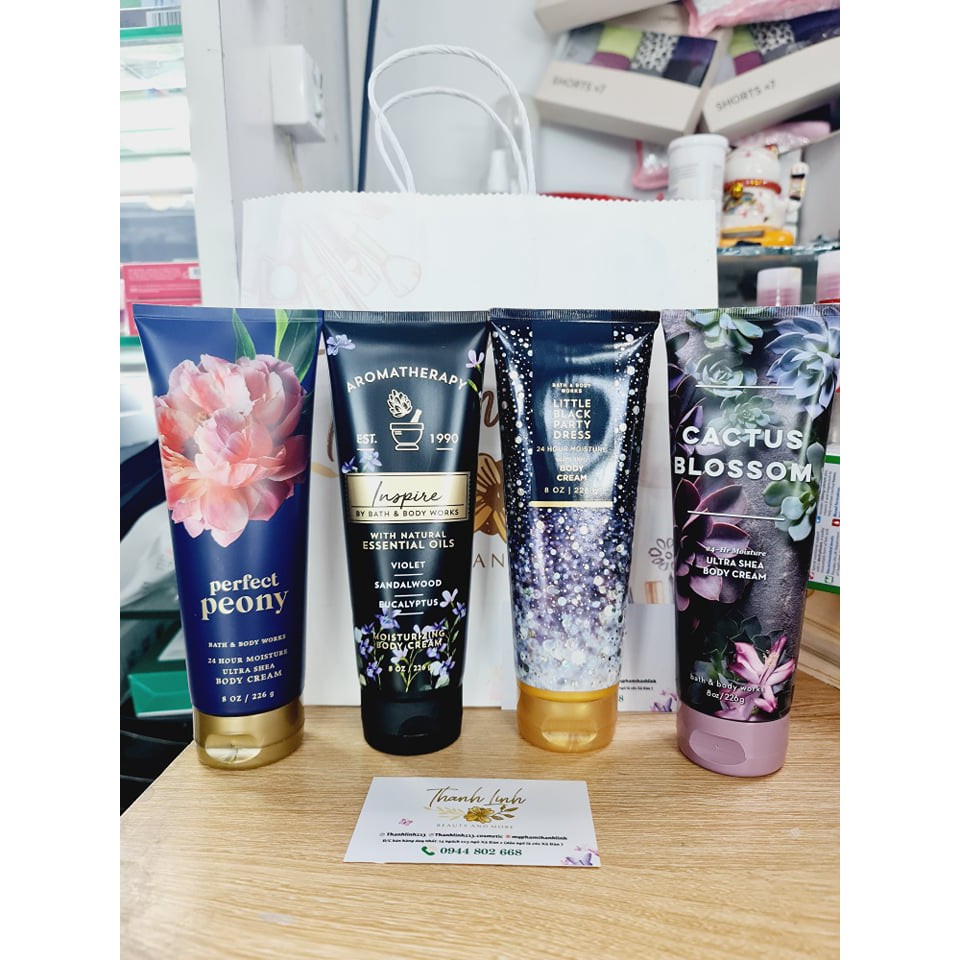 Kem dưỡng thể Bath & body works body cream dưỡng mềm mịn da, độ bám mùi tốt và siêu thơm sang chảnh 226g | BigBuy360 - bigbuy360.vn