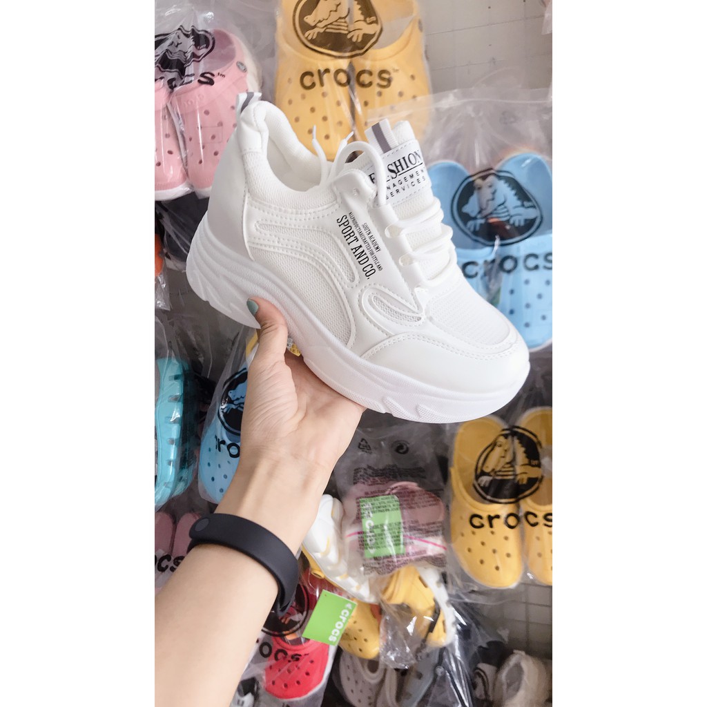 Giày Thể Thao Nữ Sneaker đế cao , nâng chiều cao cho nữ | BigBuy360 - bigbuy360.vn