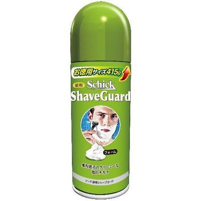 Bọt cạo râu Schick ShaveGuard 415g - Nhật Bản