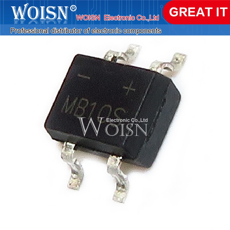 Bộ 10 Linh Kiện Điện Tử MB6S MB6 MB8S MB8 MB10S MB10 SMD-4