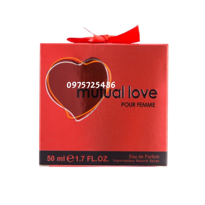 Quà Tặng Valentine - Quà Tặng 8/3 Lọ Nước Hoa Trái Tim Mutual Love 50ml HOT 2021 | BigBuy360 - bigbuy360.vn