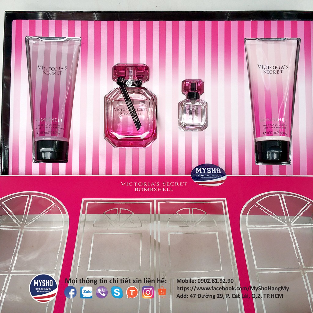 [Bộ 50ml] Nước hoa Bombshell, bán lẻ không hộp | Thế Giới Skin Care